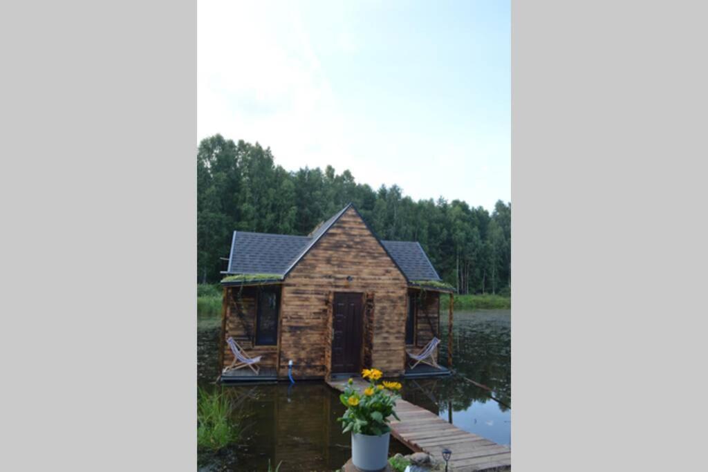 Heather Hut, Off-Grid Cottage On A Pond+2 Ha Darzkowo Екстериор снимка