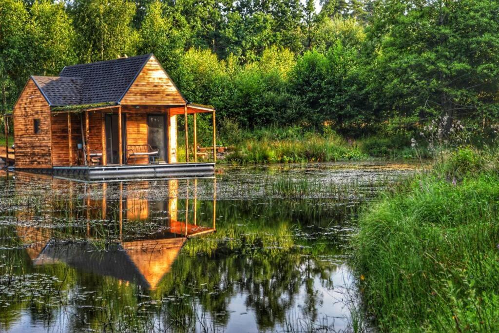 Heather Hut, Off-Grid Cottage On A Pond+2 Ha Darzkowo Екстериор снимка