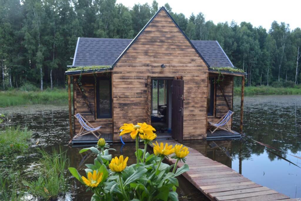 Heather Hut, Off-Grid Cottage On A Pond+2 Ha Darzkowo Екстериор снимка